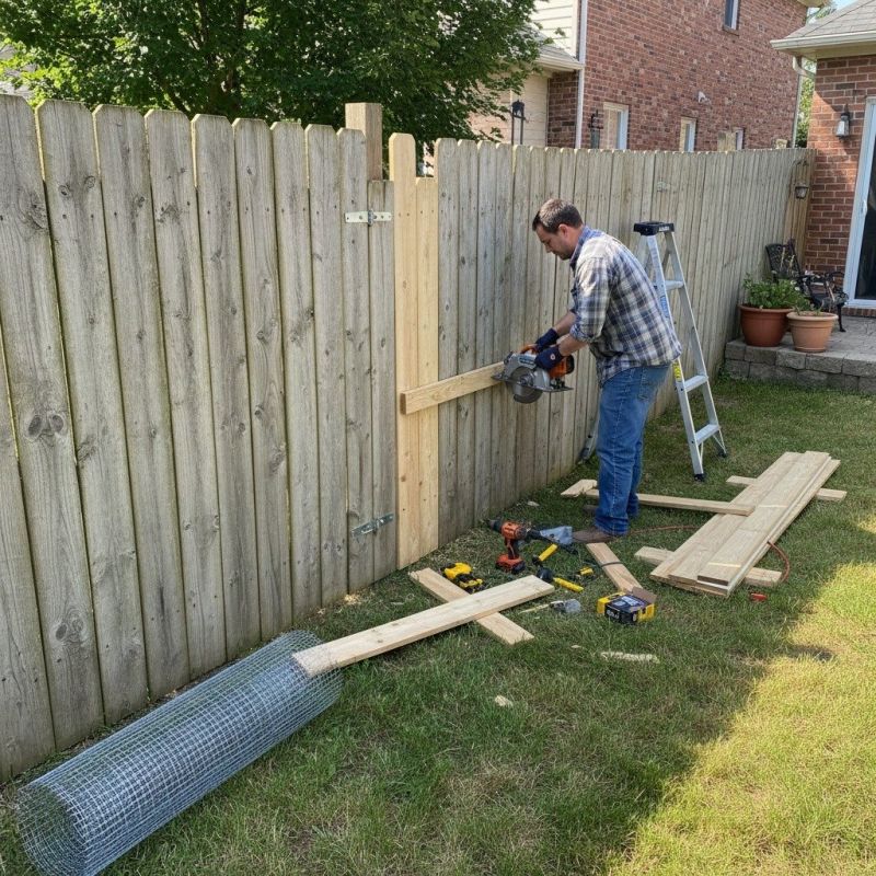 Vinyl Fence Repair